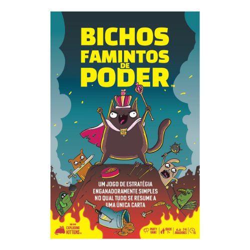 bichos famintos de poder jogo de tabuleiro